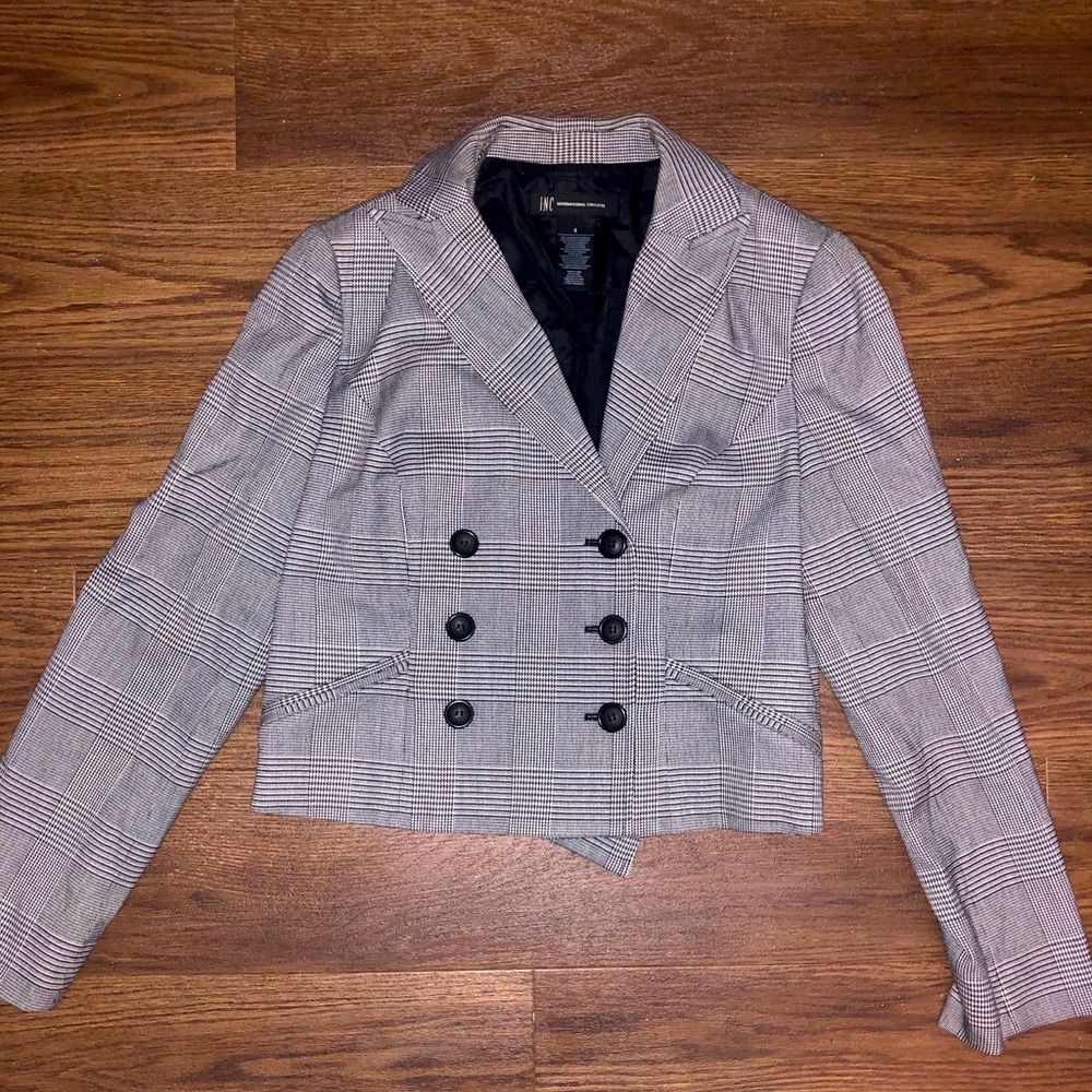 Plaid blazer